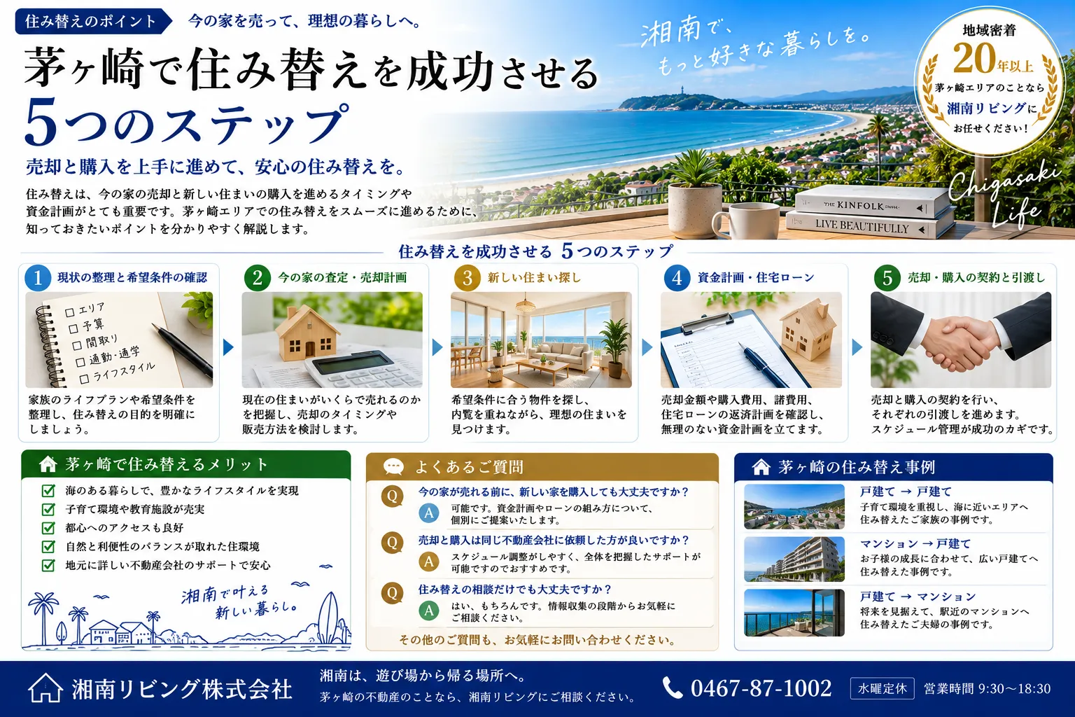 茅ヶ崎で住み替えを考えたら｜今の家の売却と新居購入を上手に進める方法