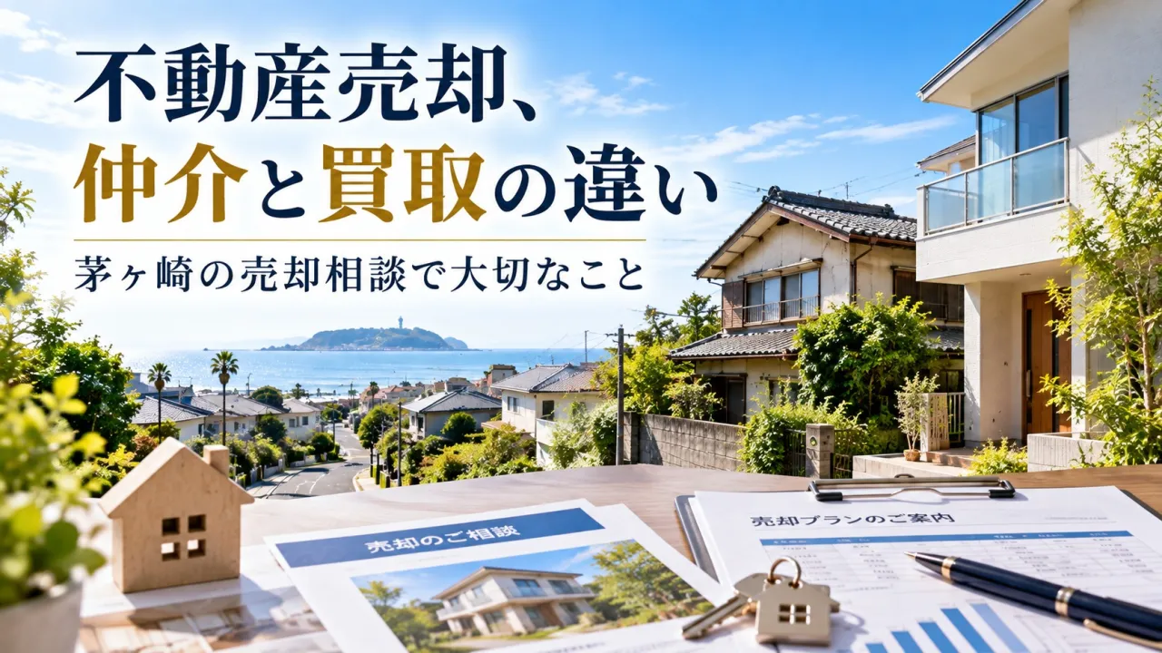 茅ヶ崎で不動産売却を相談するなら｜仲介・買取の違いと湘南リビングの売却サポート